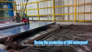 During the production of SBS waterproof membrane